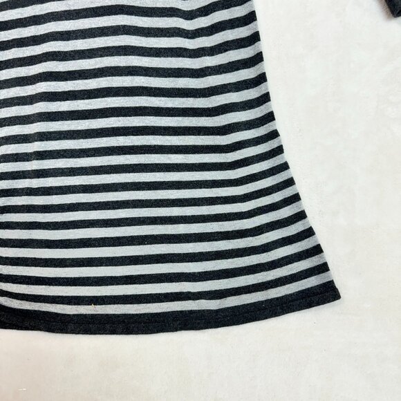 Zara Women's M Striped Midi Long Sleeve Pencil Bodycon Dress Casual Fashion - Picture 7 of 15